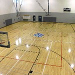 Basketball Court view from rafter
